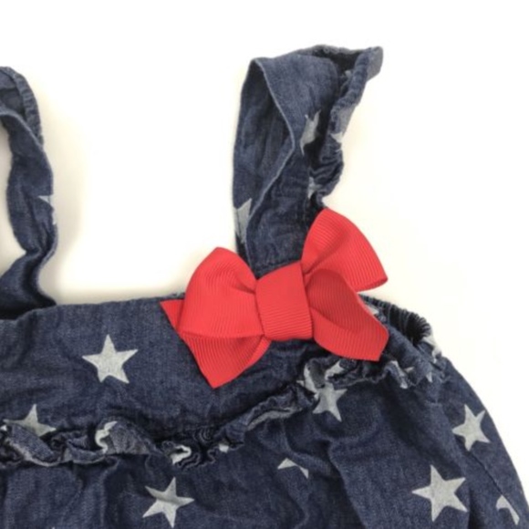Wonder Kids Girls 4th Of July Red White Blue Dress - Picture 2 of 5